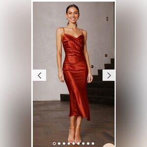 Billy J - Copper Midi Dress